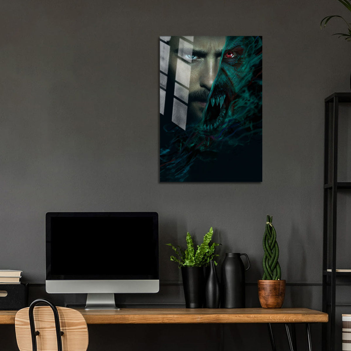 Flex Designs Metal Poster Morbius Textless 24 x 36" Home Goods - Movie 2022 Movie Metal Poster