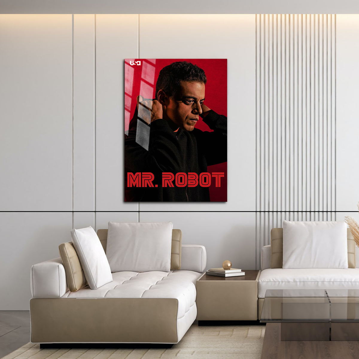 Flex Designs Metal Poster Mr Robot 16 x 24" Home Goods - TV Show 2015 TV Show Metal Poster
