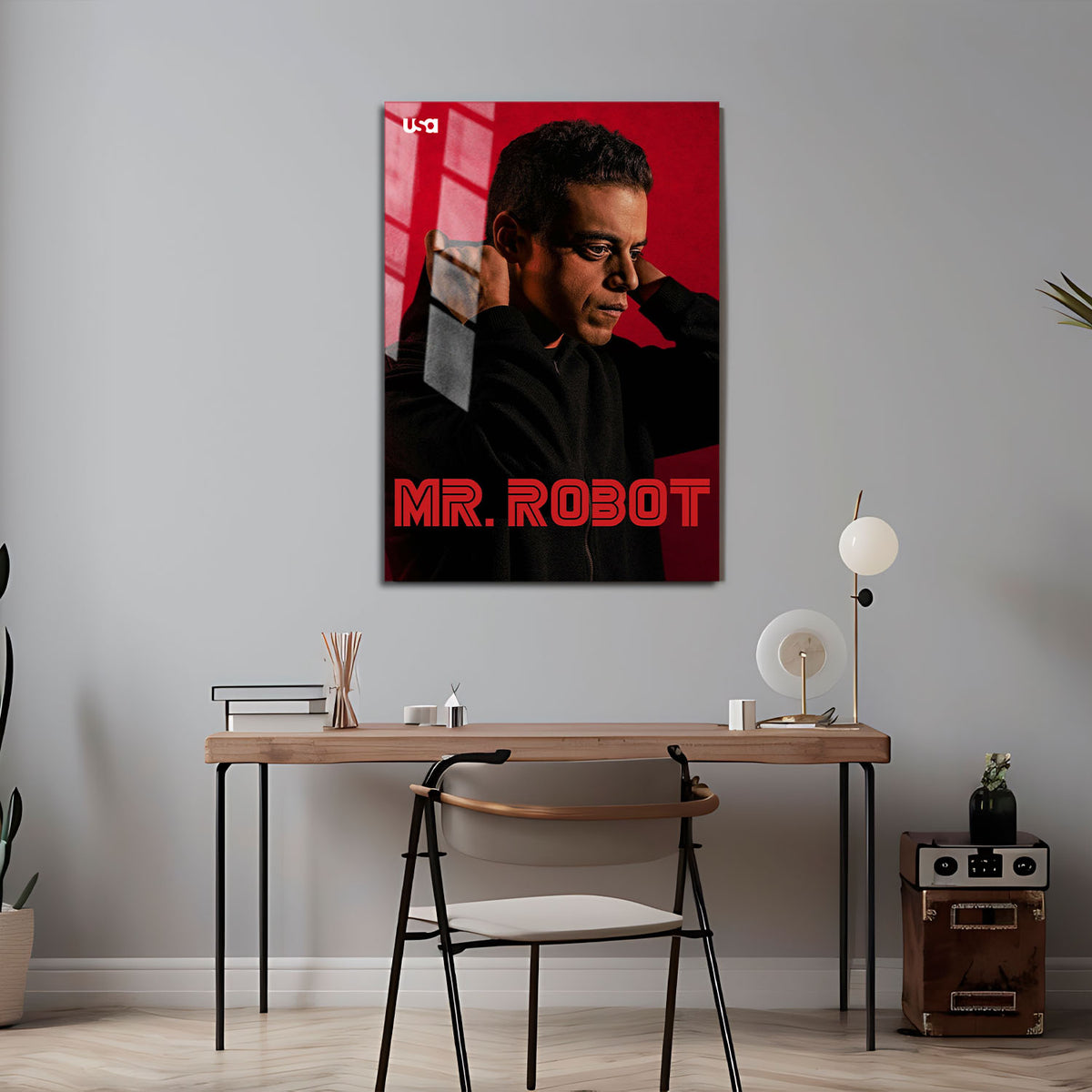 Flex Designs Metal Poster Mr Robot 5 x 7" Home Goods - TV Show 2015 TV Show Metal Poster
