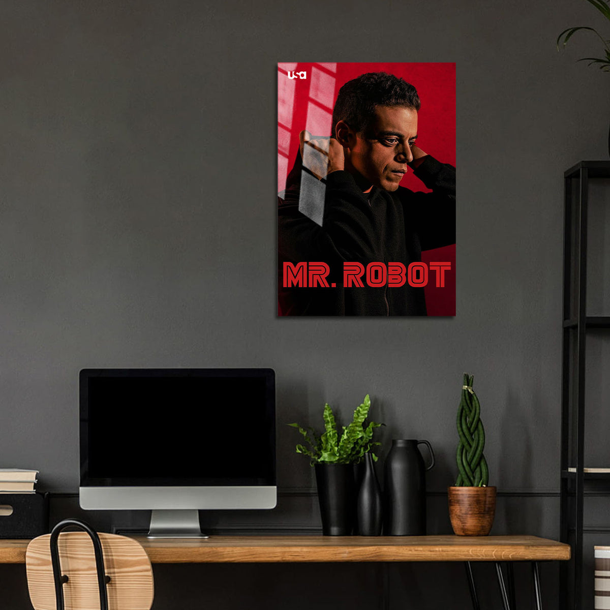 Flex Designs Metal Poster Mr Robot 24 x 36" Home Goods - TV Show 2015 TV Show Metal Poster