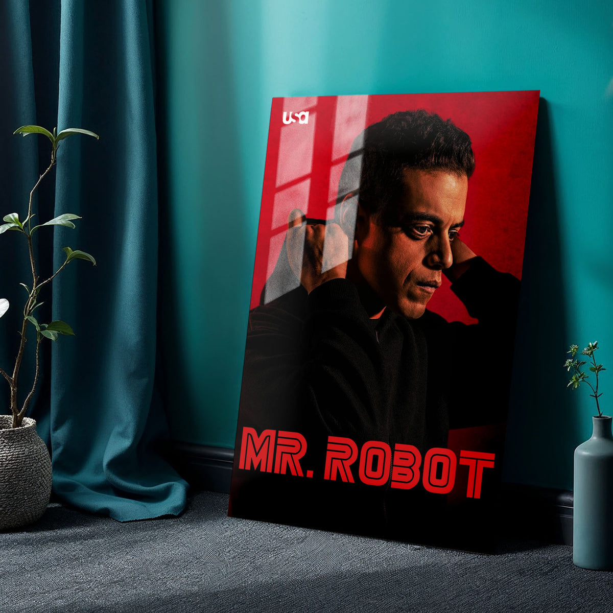 Flex Designs Metal Poster Mr Robot 24 x 36" Home Goods - TV Show 2015 TV Show Metal Poster