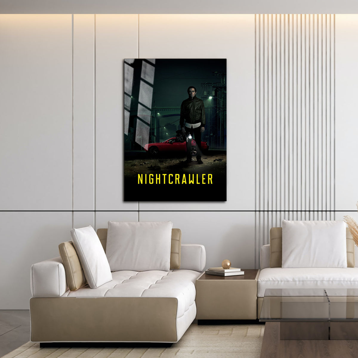 Flex Designs Metal Poster Nightcrawler 16 x 24" Home Goods - Movie 2014 Movie Metal Poster