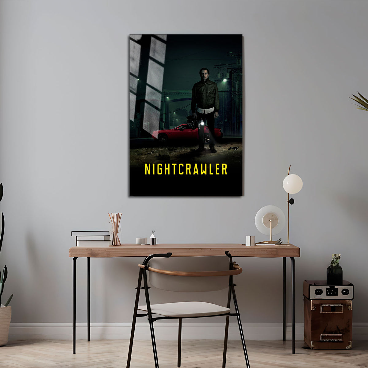 Flex Designs Metal Poster Nightcrawler 5 x 7" Home Goods - Movie 2014 Movie Metal Poster
