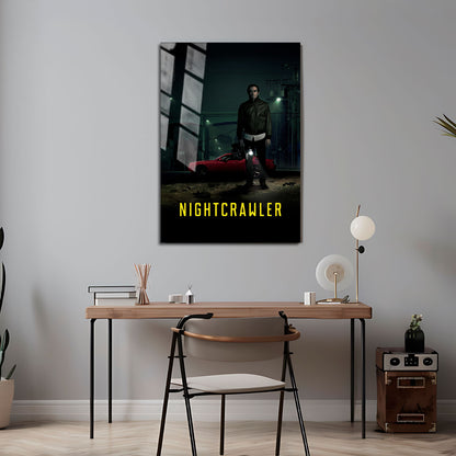 Flex Designs Metal Poster Nightcrawler 5 x 7" Home Goods - Movie 2014 Movie Metal Poster