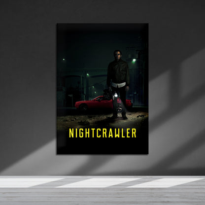 Flex Designs Metal Poster Nightcrawler 5 x 7" Home Goods - Movie 2014 Movie Metal Poster