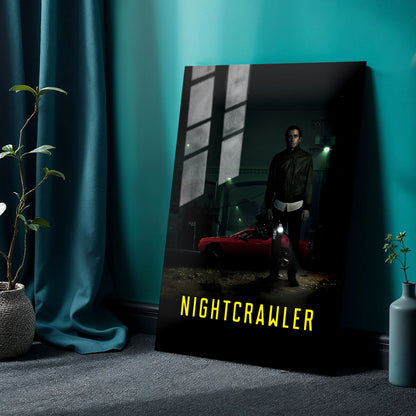 Flex Designs Metal Poster Nightcrawler 24 x 36" Home Goods - Movie 2014 Movie Metal Poster