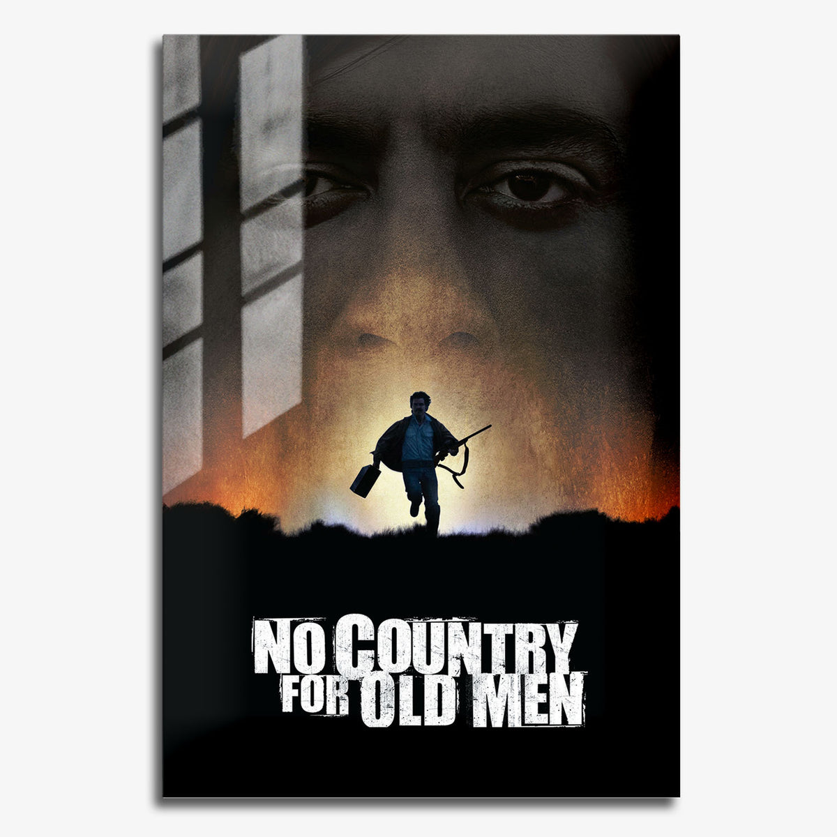 Flex Designs Metal Poster No Country for Old Men 11 x 17" Home Goods - Movie 2007 Movie Metal Poster