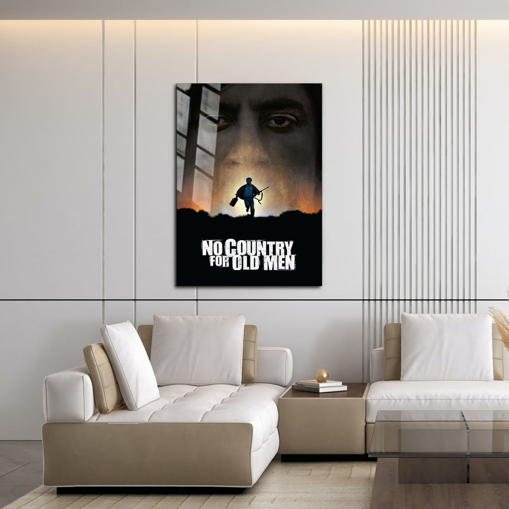 Flex Designs Metal Poster No Country for Old Men 16 x 24" Home Goods - Movie 2007 Movie Metal Poster