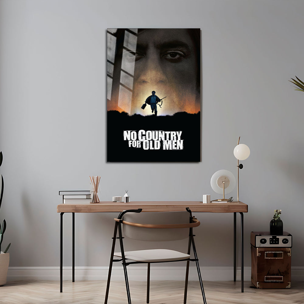 Flex Designs Metal Poster No Country for Old Men 5 x 7" Home Goods - Movie 2007 Movie Metal Poster