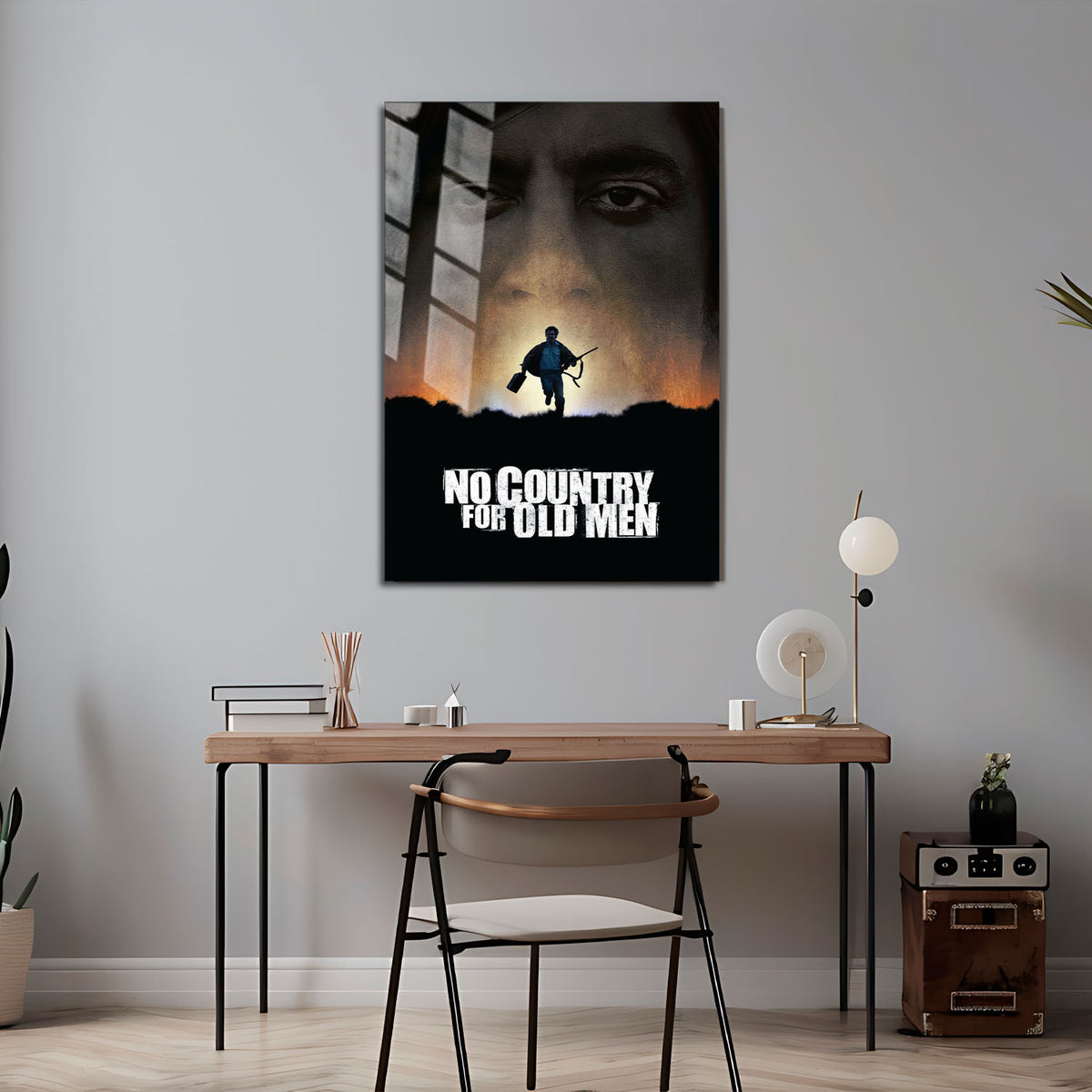 Flex Designs Metal Poster No Country for Old Men 5 x 7" Home Goods - Movie 2007 Movie Metal Poster