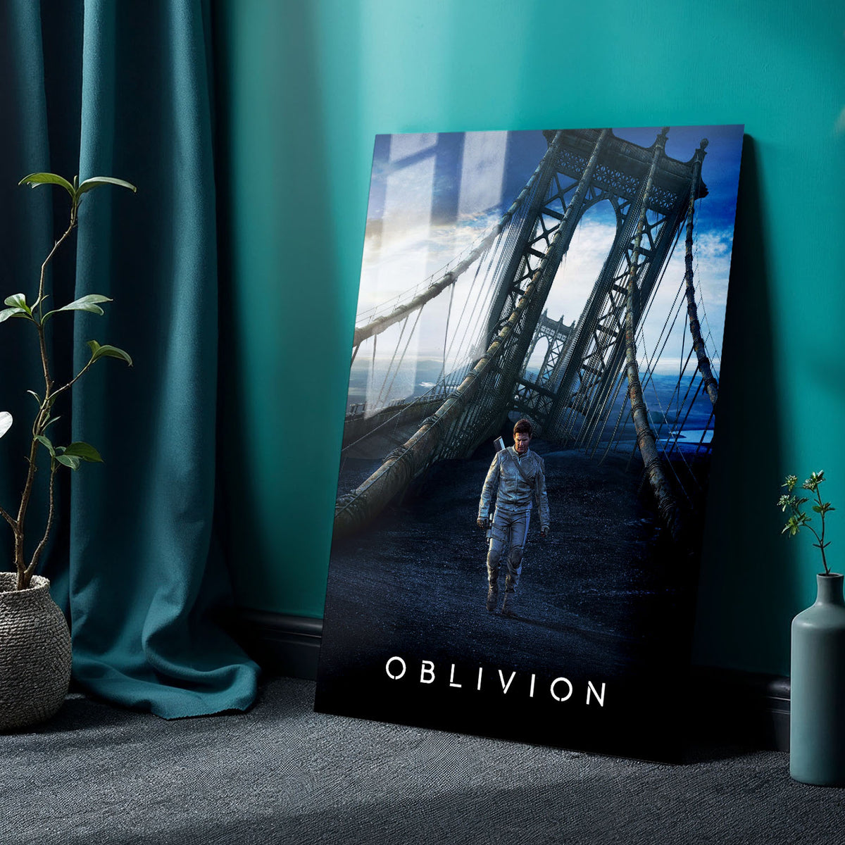 Flex Designs Metal Poster Oblivion 24 x 36" Home Goods - Movie 2013 Movie Metal Poster