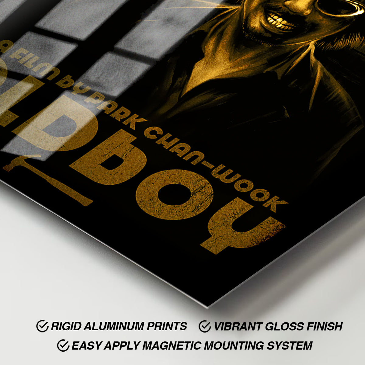 Flex Designs Metal Poster Oldboy 11 x 17" Home Goods - Movie 2003 Movie Metal Poster