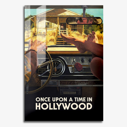 Flex Designs Metal Poster Once Upon a Time in Hollywood Theatrical 11 x 17" Home Goods - Movie 2019 Movie Metal Poster