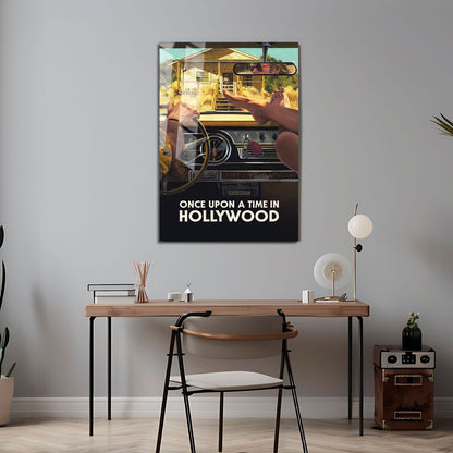 Flex Designs Metal Poster Once Upon a Time in Hollywood Theatrical 5 x 7" Home Goods - Movie 2019 Movie Metal Poster
