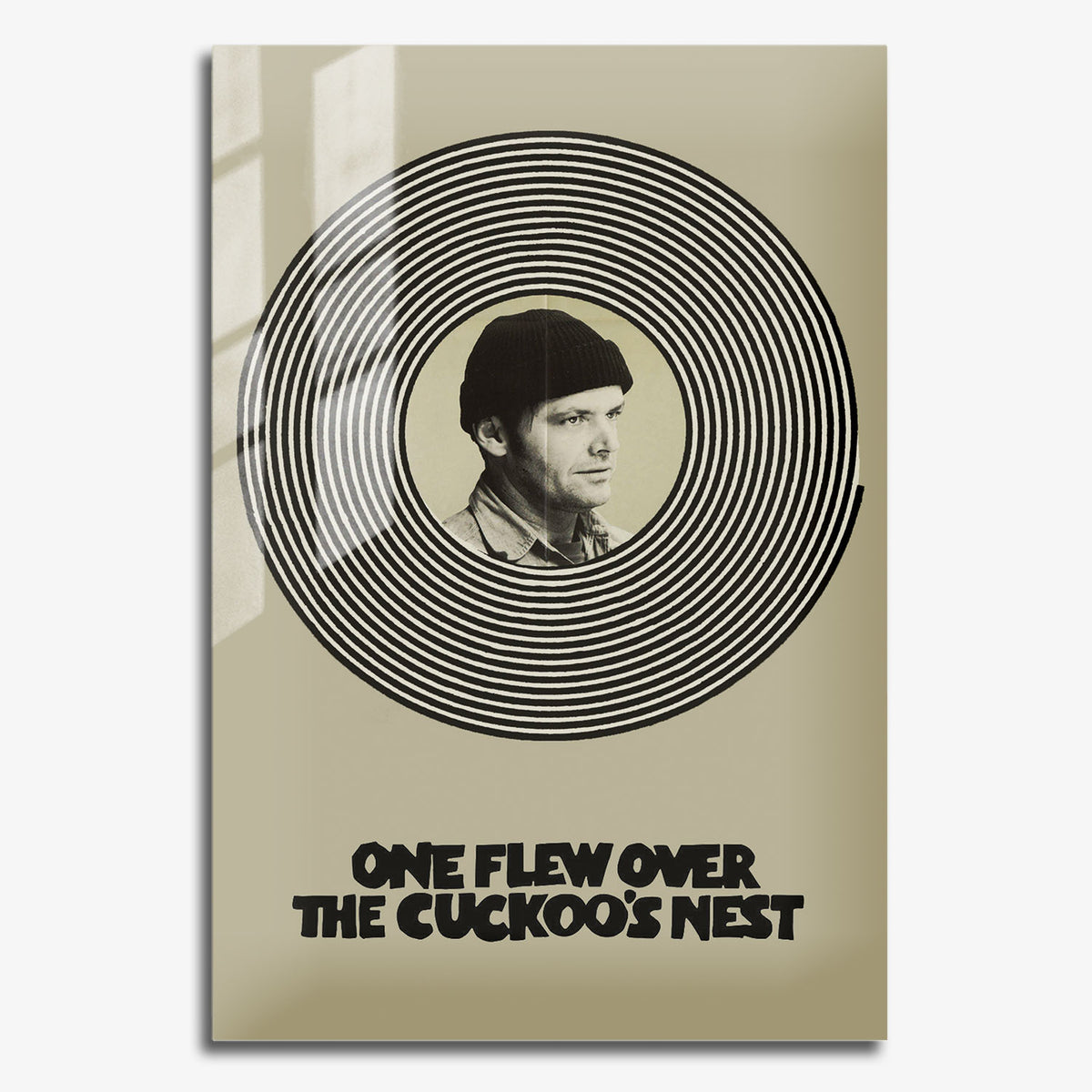 Flex Designs Metal Poster One Flew Over the Cuckoos Nest 11 x 17" Home Goods - Movie 1975 Movie Metal Poster
