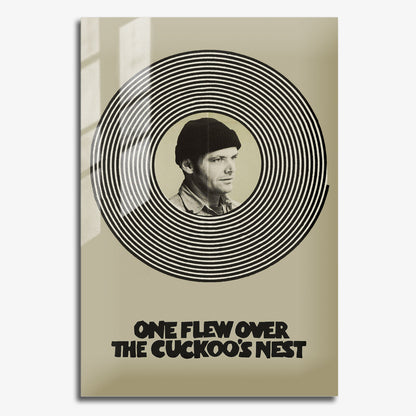Flex Designs Metal Poster One Flew Over the Cuckoos Nest 11 x 17" Home Goods - Movie 1975 Movie Metal Poster
