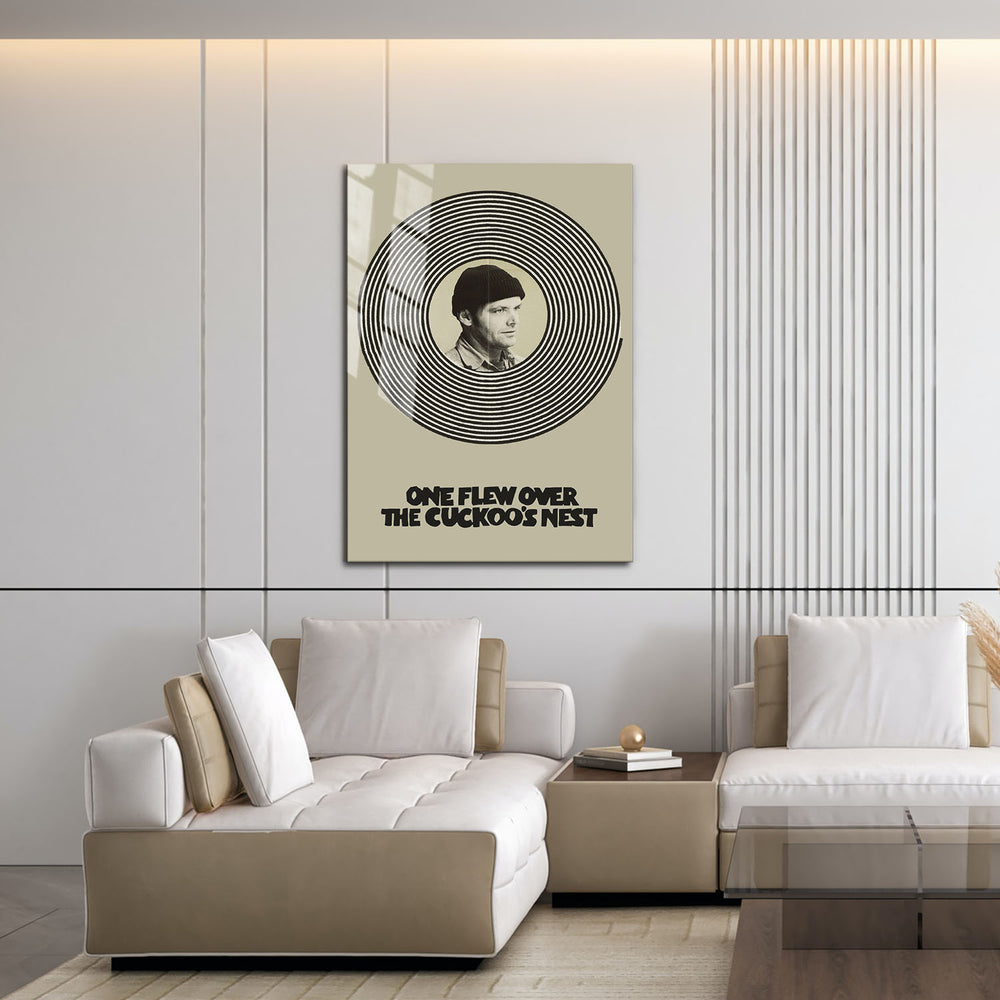 Flex Designs Metal Poster One Flew Over the Cuckoos Nest 16 x 24" Home Goods - Movie 1975 Movie Metal Poster