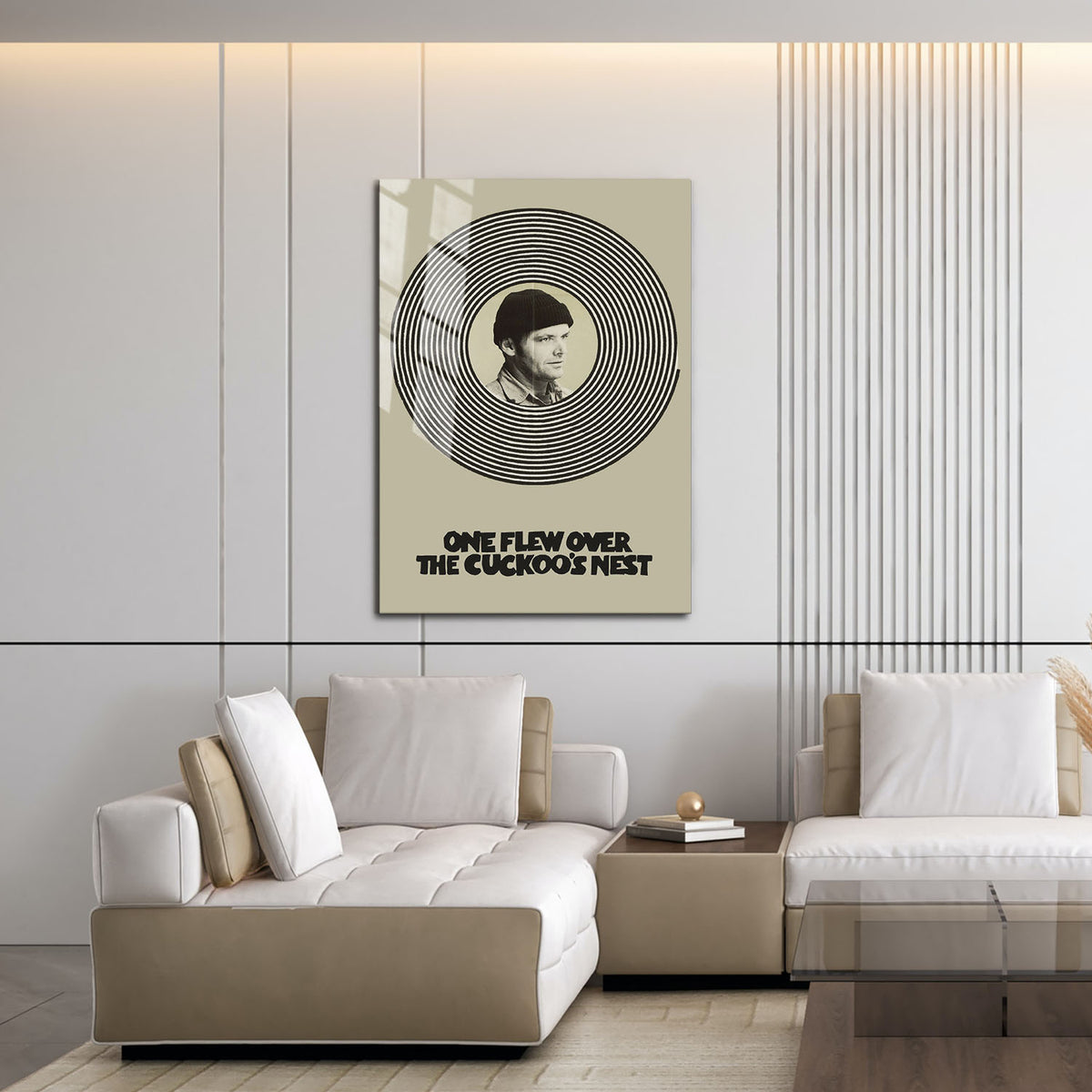 Flex Designs Metal Poster One Flew Over the Cuckoos Nest 16 x 24" Home Goods - Movie 1975 Movie Metal Poster