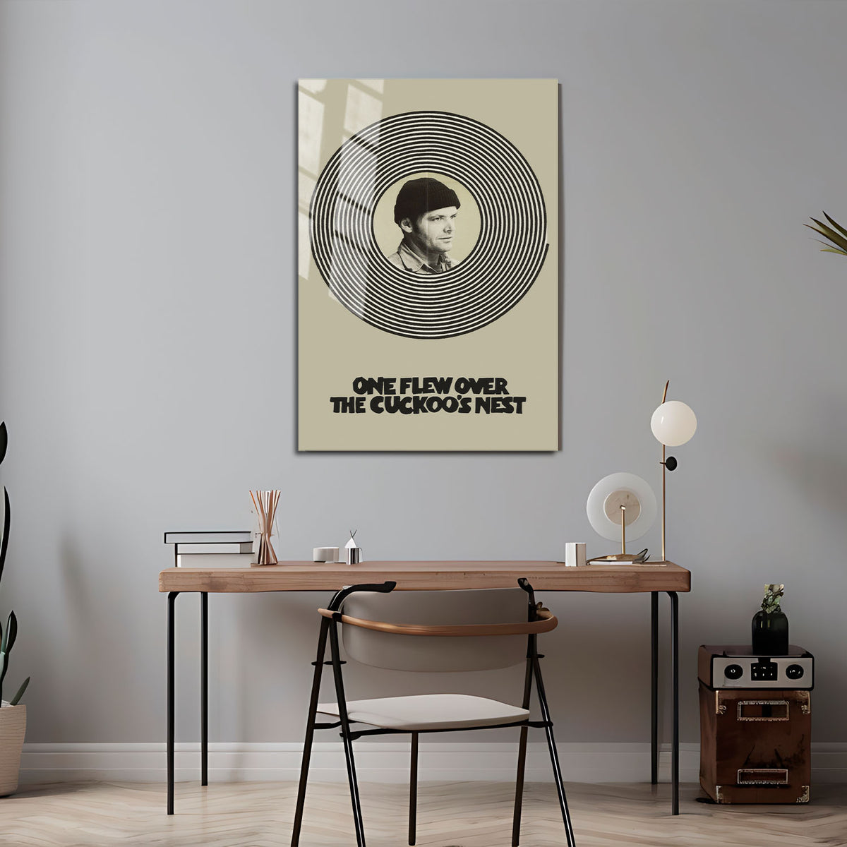 Flex Designs Metal Poster One Flew Over the Cuckoos Nest 5 x 7" Home Goods - Movie 1975 Movie Metal Poster