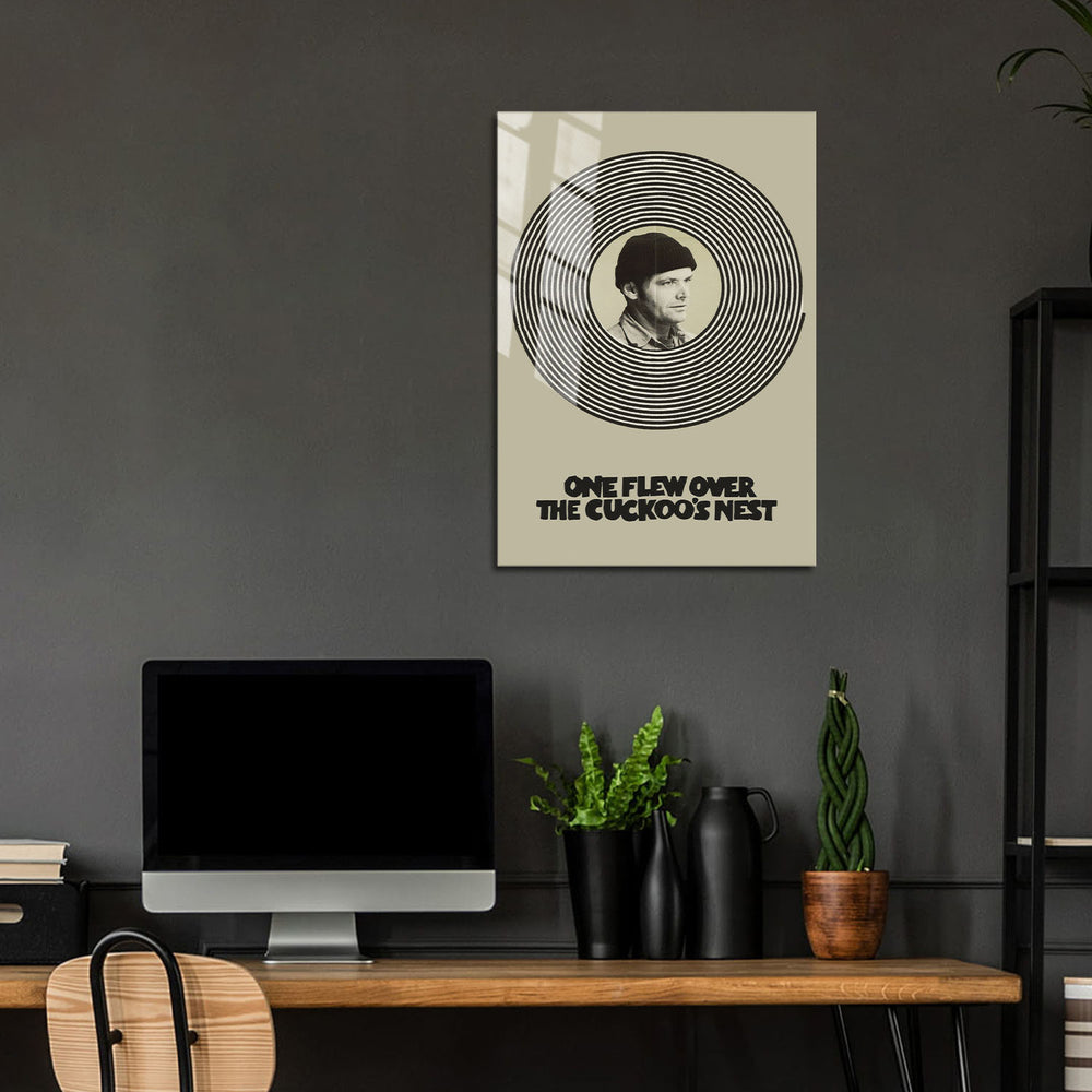 Flex Designs Metal Poster One Flew Over the Cuckoos Nest 24 x 36" Home Goods - Movie 1975 Movie Metal Poster
