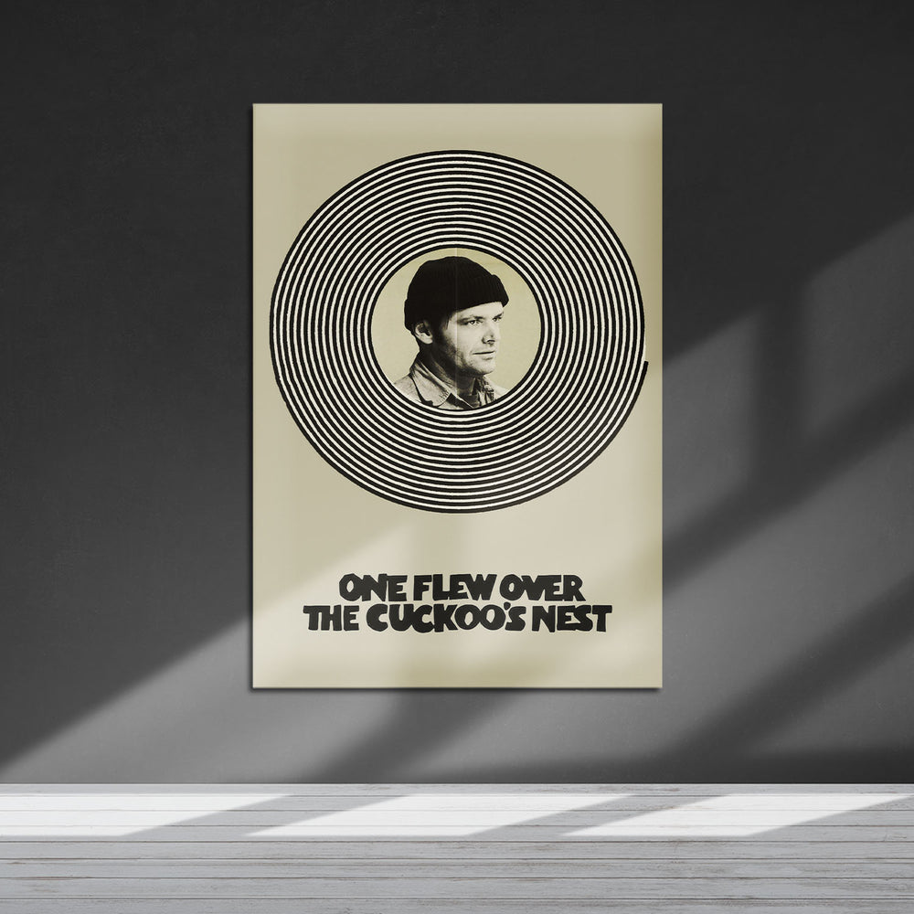 Flex Designs Metal Poster One Flew Over the Cuckoos Nest 5 x 7" Home Goods - Movie 1975 Movie Metal Poster