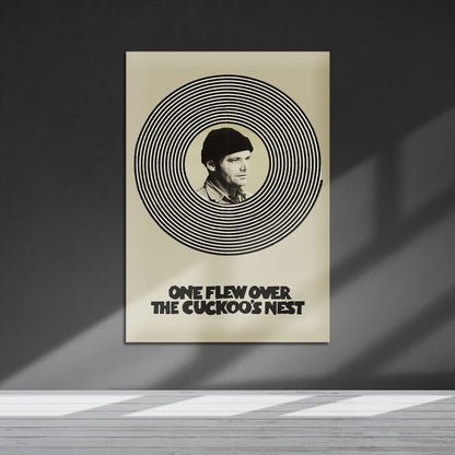 Flex Designs Metal Poster One Flew Over the Cuckoos Nest 5 x 7" Home Goods - Movie 1975 Movie Metal Poster