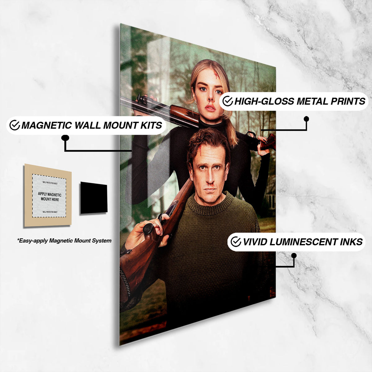 Flex Designs Metal Poster Over Your Dead Body 16 x 24" Home Goods - Movie 2026 Movie Metal Poster