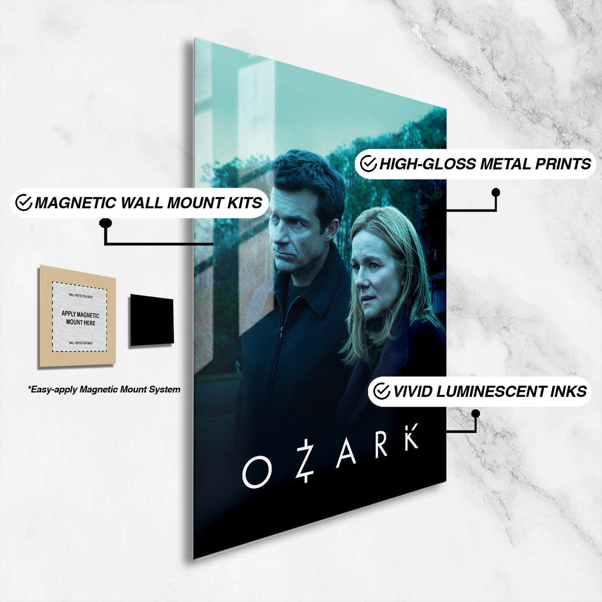 Flex Designs Metal Poster Ozark 16 x 24" Home Goods - TV Show 2017 TV Show Metal Poster