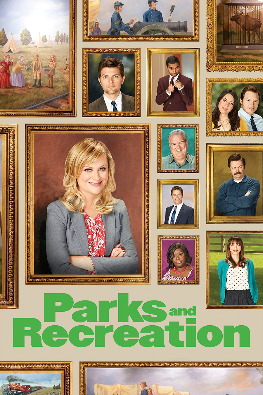 Flex Designs Metal Poster Parks and Recreation 11 x 17" Home Goods - TV Show 2009 TV Show Metal Poster