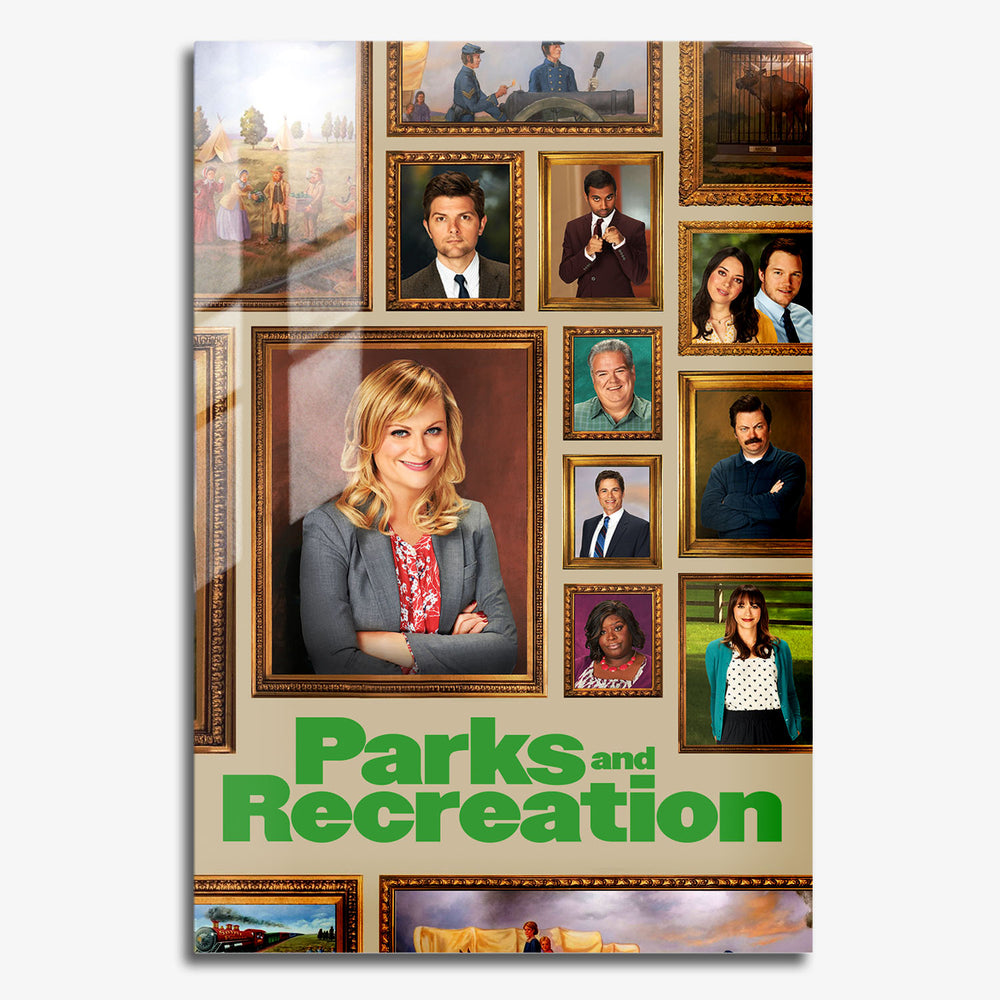 Flex Designs Metal Poster Parks and Recreation 11 x 17" Home Goods - TV Show 2009 TV Show Metal Poster