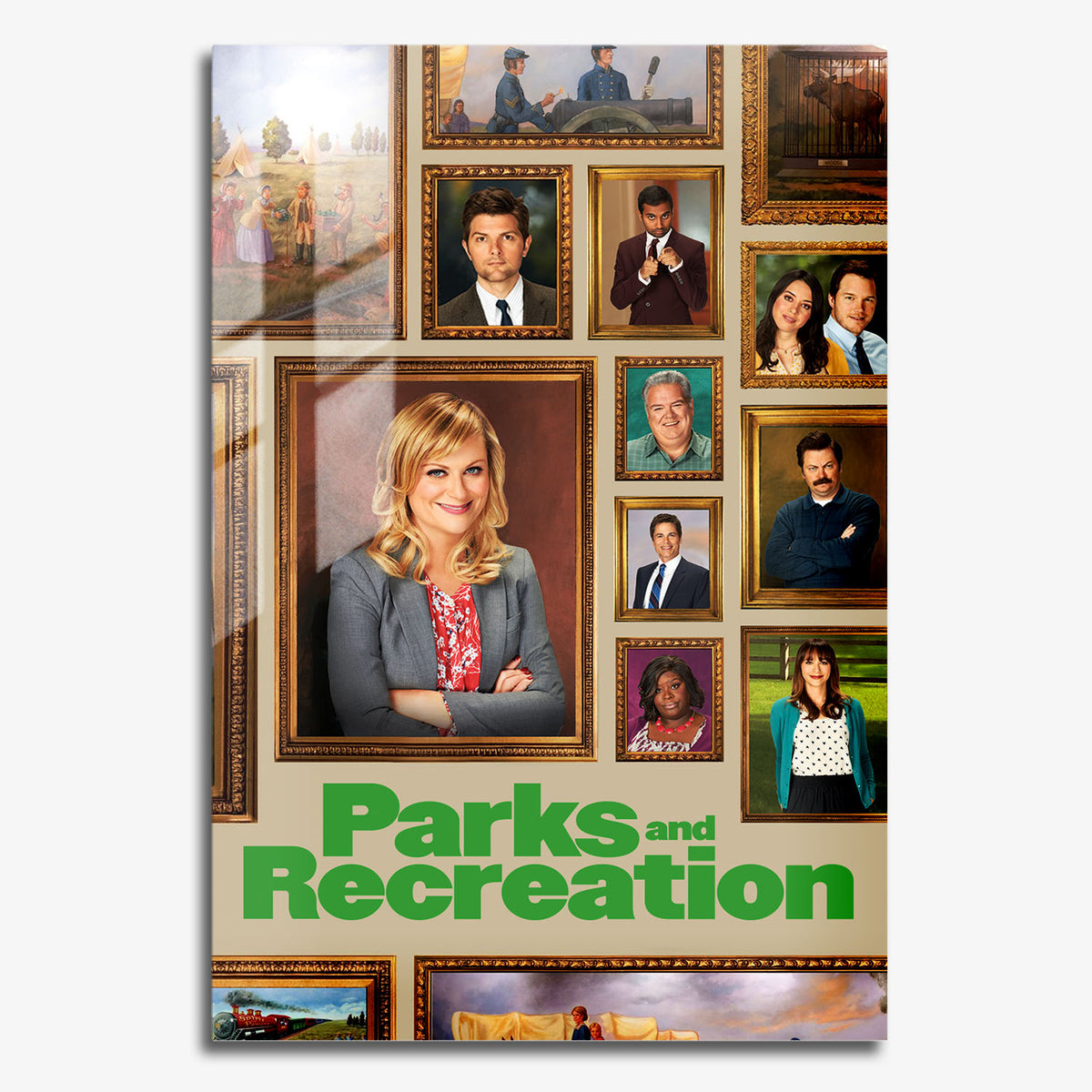 Flex Designs Metal Poster Parks and Recreation 11 x 17" Home Goods - TV Show 2009 TV Show Metal Poster