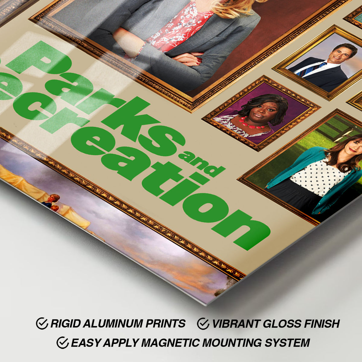 Flex Designs Metal Poster Parks and Recreation 11 x 17" Home Goods - TV Show 2009 TV Show Metal Poster