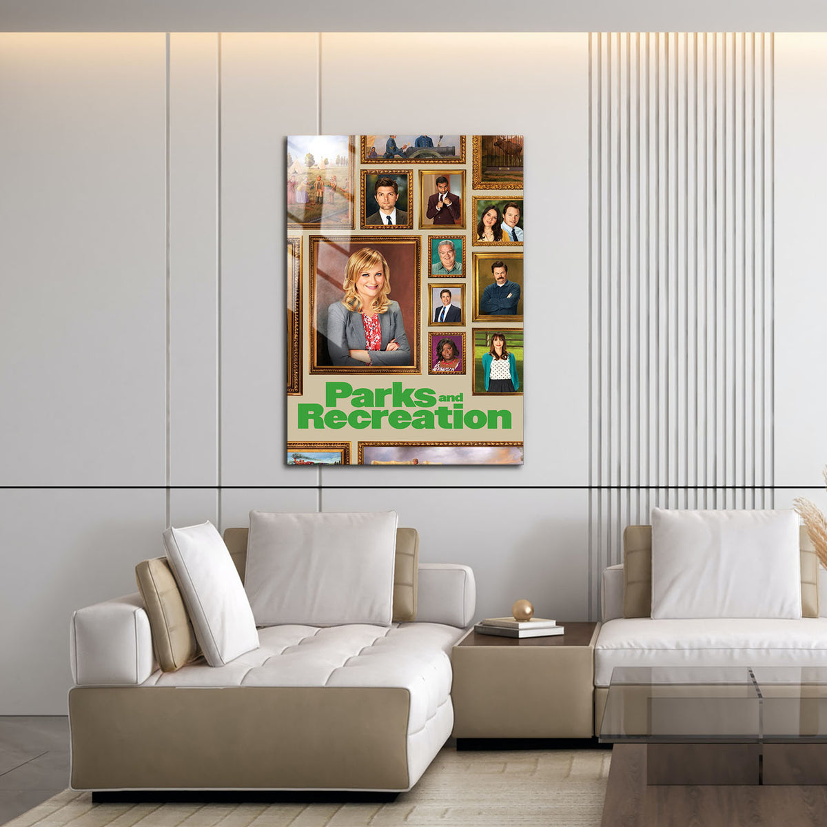 Flex Designs Metal Poster Parks and Recreation 16 x 24" Home Goods - TV Show 2009 TV Show Metal Poster
