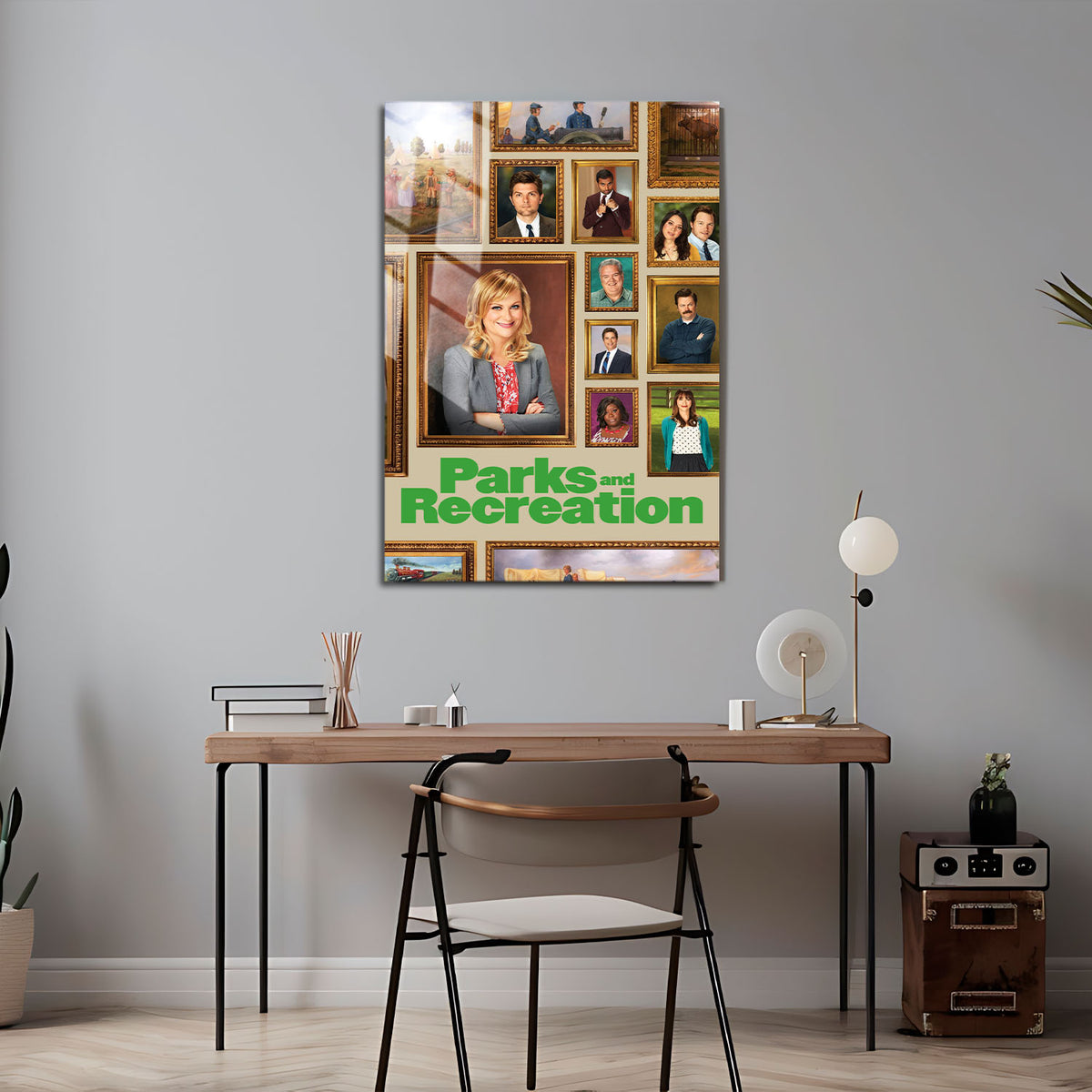 Flex Designs Metal Poster Parks and Recreation 5 x 7" Home Goods - TV Show 2009 TV Show Metal Poster