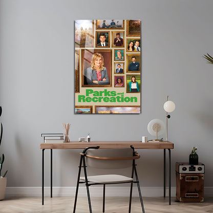Flex Designs Metal Poster Parks and Recreation 5 x 7" Home Goods - TV Show 2009 TV Show Metal Poster