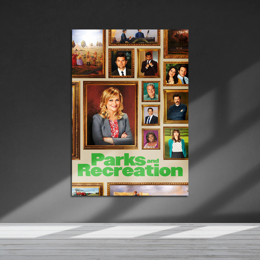Flex Designs Metal Poster Parks and Recreation 5 x 7" Home Goods - TV Show 2009 TV Show Metal Poster