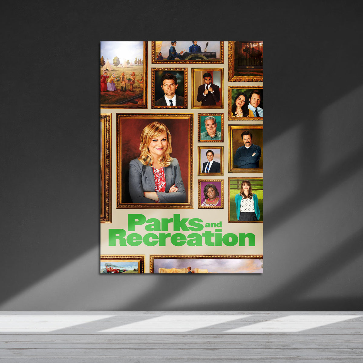 Flex Designs Metal Poster Parks and Recreation 5 x 7" Home Goods - TV Show 2009 TV Show Metal Poster