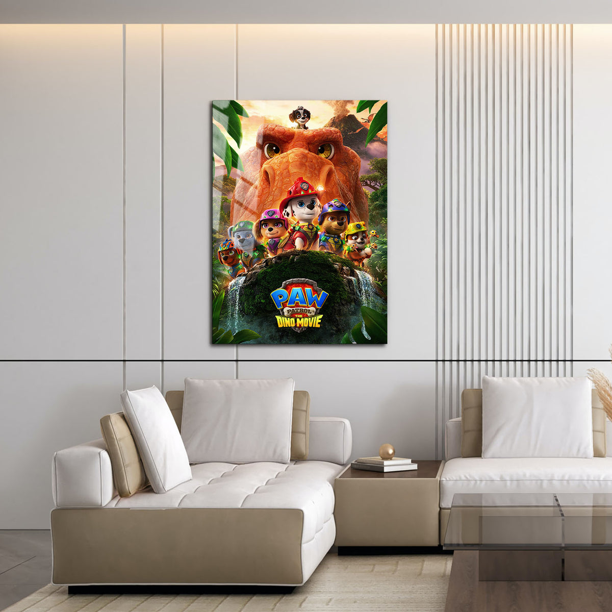 Flex Designs Metal Poster PAW Patrol The Dino Movie 16 x 24" Home Goods - Movie 2026 Movie Metal Poster