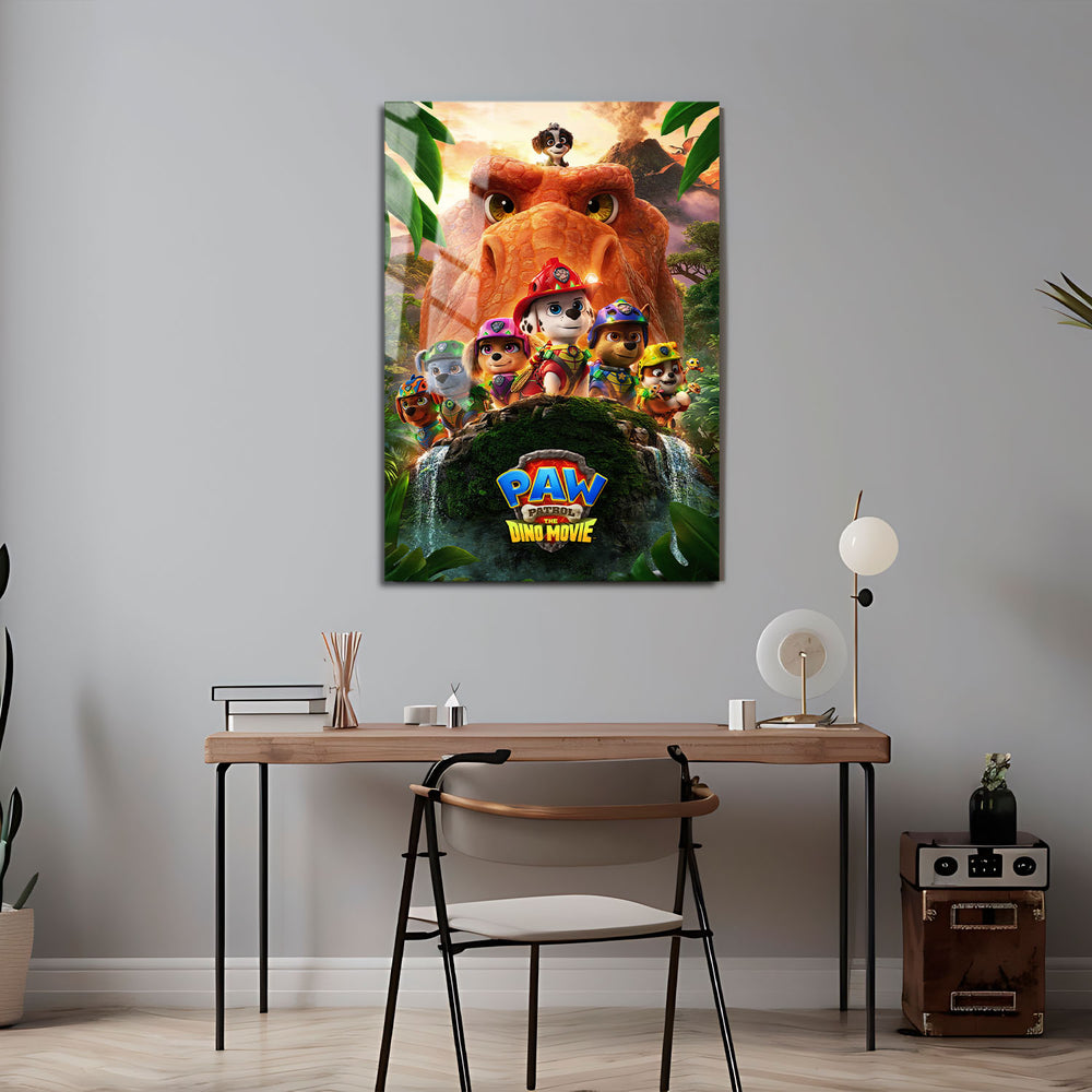 Flex Designs Metal Poster PAW Patrol The Dino Movie 5 x 7" Home Goods - Movie 2026 Movie Metal Poster