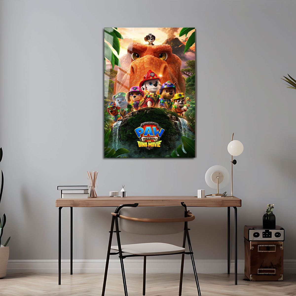 Flex Designs Metal Poster PAW Patrol The Dino Movie 5 x 7" Home Goods - Movie 2026 Movie Metal Poster