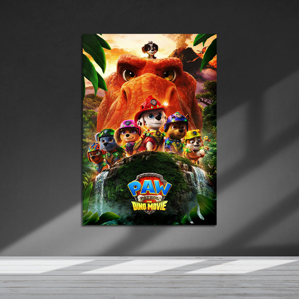 Flex Designs Metal Poster PAW Patrol The Dino Movie 5 x 7" Home Goods - Movie 2026 Movie Metal Poster