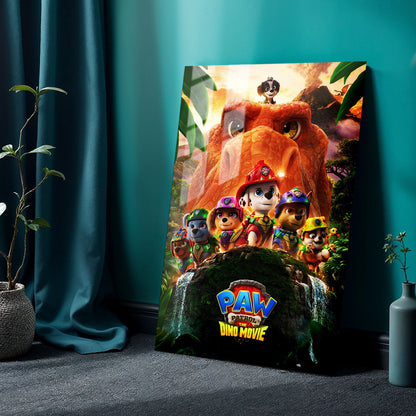 Flex Designs Metal Poster PAW Patrol The Dino Movie 24 x 36" Home Goods - Movie 2026 Movie Metal Poster