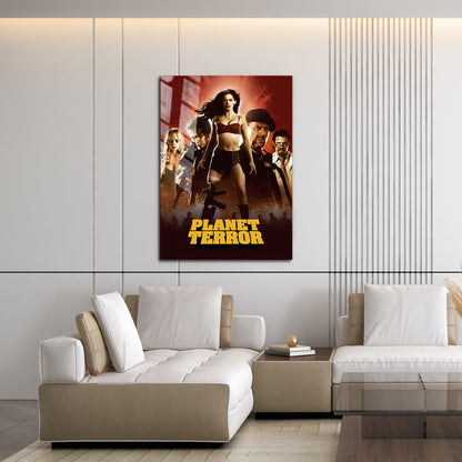 Flex Designs Metal Poster Planet Terror 16 x 24" Home Goods - Movie 2007 Movie Metal Poster