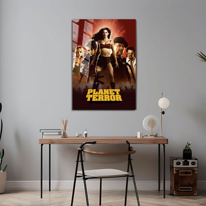 Flex Designs Metal Poster Planet Terror 5 x 7" Home Goods - Movie 2007 Movie Metal Poster