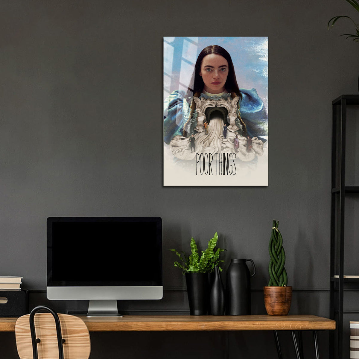 Flex Designs Metal Poster Poor Things 24 x 36" Home Goods - Movie 2023 Movie Metal Poster