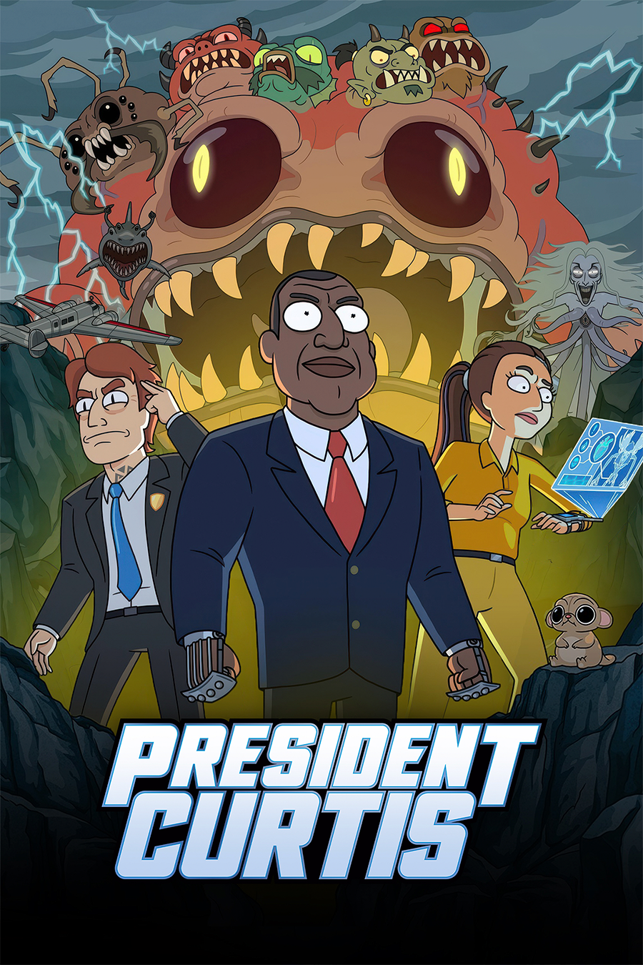 Flex Designs Metal Poster President Curtis 11 x 17" Home Goods - TV Show 2026 TV Show Metal Poster