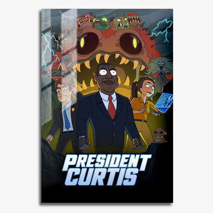 Flex Designs Metal Poster President Curtis 11 x 17" Home Goods - TV Show 2026 TV Show Metal Poster