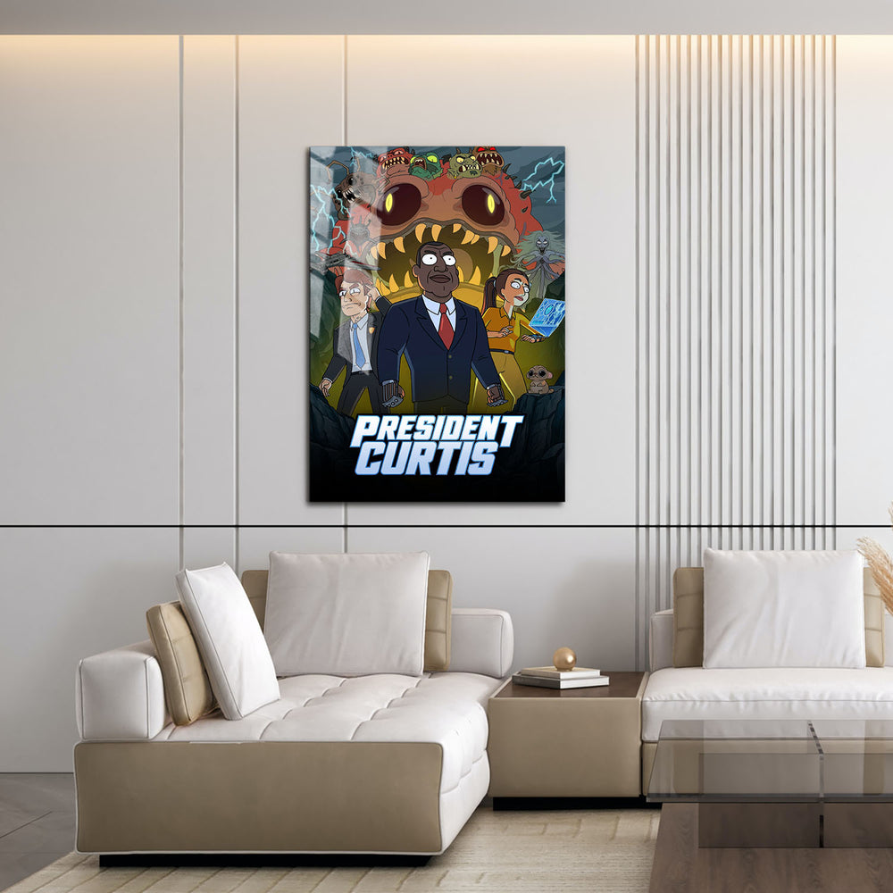 Flex Designs Metal Poster President Curtis 16 x 24" Home Goods - TV Show 2026 TV Show Metal Poster