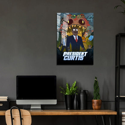 Flex Designs Metal Poster President Curtis 24 x 36" Home Goods - TV Show 2026 TV Show Metal Poster