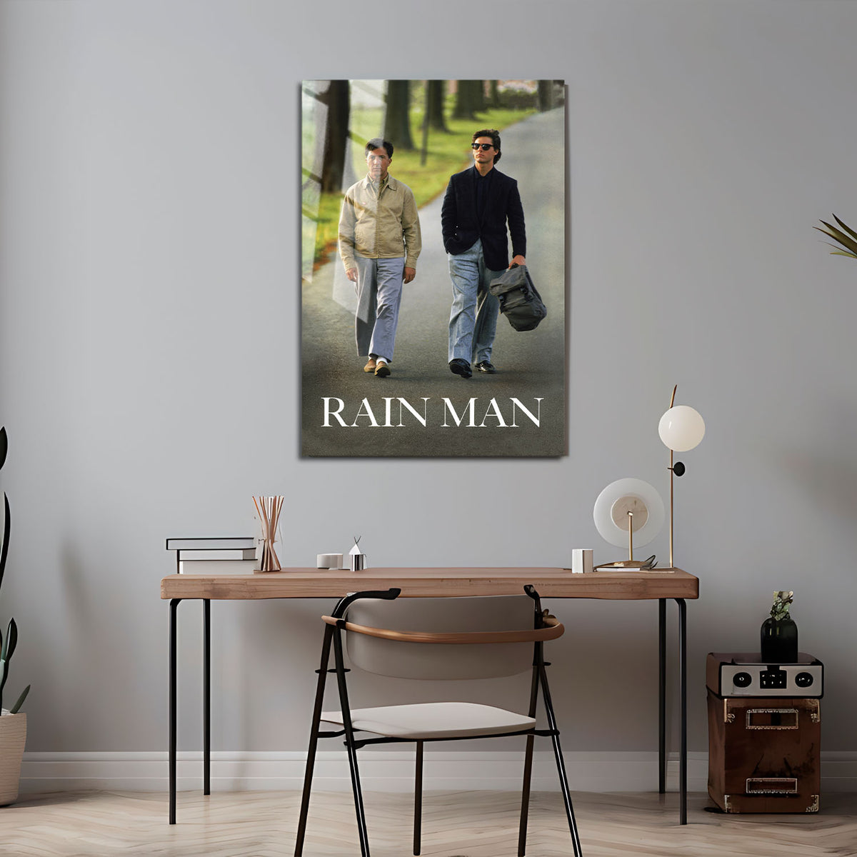 Flex Designs Metal Poster Rain Man 5 x 7" Home Goods - Movie 1988 Movie Metal Poster